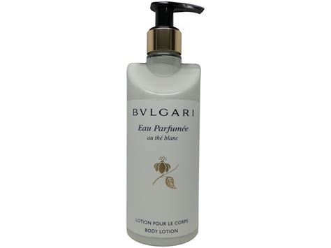 bvlgari white tea lotion.